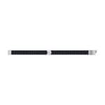 Fossil Geflochtenes Armband aus blauem und schwarzem Leder - JF04985040