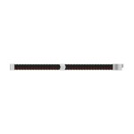 Fossil Geflochtenes Armband aus schwarzem und braunem Leder - JF04984040