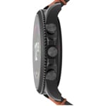 Fossil Gen 6 Smartwatch HR Cuir brun 44 - FTW4062