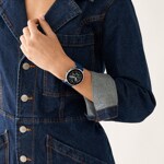 Fossil Gen 6 Smartwatch HR Wellness Edition Silikon blau - FTW4070
