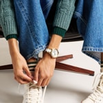 Fossil Gilmore Date Bicolore Ceramiqué - CE1131