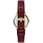 Fossil Gilmore Leather Red / Gold & Silvery 28mm  - ES5510