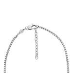 Fossil Halskette All Stacked Up Silbrig - JF04505040