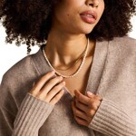 Fossil Halskette Heritage Pearl D-Link Doppelt  - JF04728710