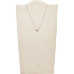 Fossil Necklace Vintage Two Tone Hearts - JF03097998