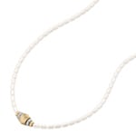 Fossil Harlow Collier Pendentif Rondelles Blanc - JF04992998