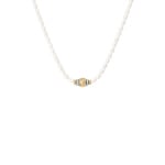 Fossil Harlow Collier Pendentif Rondelles Blanc - JF04992998
