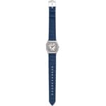 Fossil Harlow Leder Blau Silbrig / Beige - ES5425
