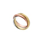 Fossil Harlow Ring Interlocking Links Tricolor - JF04807998