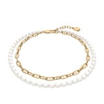 Fossil Heritage Pearl D-Link mehrreihiges Armband - JA7322710