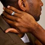 Fossil Knox Herrenring Knurled Texture - JF04768040