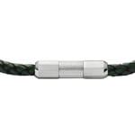 Fossil Knox Bracelet en cuir Knurled Texture Vert - JF04919040