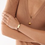 Fossil Lederarmband Heritage Plaque Braun - JF04370710