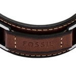 Fossil Bracelet en cuir Machine Marron - JF04941040