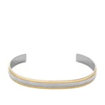 Fossil Machine Armspange Knurled Two Tone