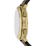 Fossil Machine Chronograph 44mm Goldig / Braun - FS6188
