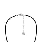 Fossil Machine Necklace Black leather cross pendant - JF05006040