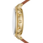 Fossil Monroe Hybrid Smartwatch HR en cuir brun - FTW7034