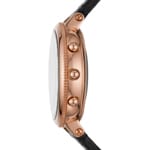 Fossil Monroe Hybrid Smartwatch HR Black leather - FTW7035