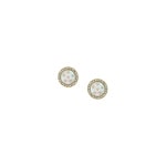 Fossil stud earrings Classic Mother-of-Pearl Gold - JF04868710