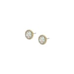 Fossil stud earrings Classic Mother-of-Pearl Gold - JF04868710