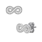 Fossil Ohrstecker Sterling Infinity