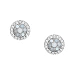 Fossil Boucle d'oreilles Sterling Silver Glitz