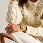 Fossil Raquel Date Goldig / Schwarz 26mm - ES5417