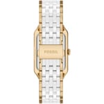 Fossil Raquel Date Goldig / Weiss 26mm - CE1136