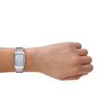 Fossil Raquel Date Silver / Light blue 26mm - ES5402