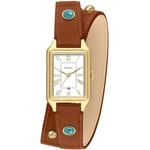 Fossil Raquel Gold & White / Brown