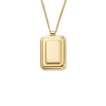 Fossil Raquel Collier Pendentif Doré - JF04951710