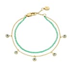 Fossil Sutton Bracelet Evil Eye Gold