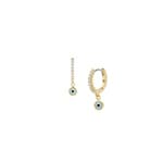 Fossil Sutton Hoop earrings Evil Eye Gold-Tone - JA7286710
