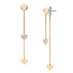 Fossil Sutton boucles d'oreilles Heartbeat