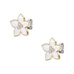 Fossil Sutton Clous d'oreilles The Flower Collection en nacre - JF04973710
