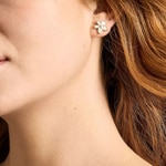 Fossil Sutton Clous d'oreilles The Flower Collection en nacre - JF04973710