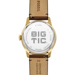 Fossil Townsman Big Tic Goldig / Braun - FS6190
