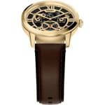 Fossil Townsman Big Tic Goldig / Braun - FS6190