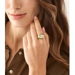 Fossil Watch Ring Gold - ES5246