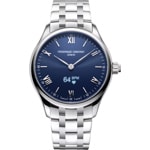 Frederique Constant Vitality Smartwatch Argenté / Bleu - FC-287N5B6B