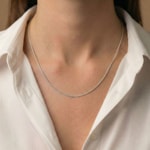 Fuchsschwanzkette 925 Silber 1.2mm - KE-925-020