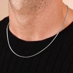 Foxtail Chain 925 Silver 1.6mm - KE-925-021