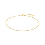 Anklet 750/18 K Yellow Gold, Starfish