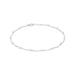 Chaîne de Cheville fantaisie Argent 925 rhodié 26cm - 333186