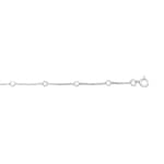 Chaîne de Cheville fantaisie Argent 925 rhodié 26cm - 333186