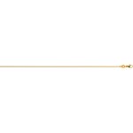 Chaîne pour cheville forçat ronde or jaune 750/18 ct 1.3mm - 19cm - BAN100324