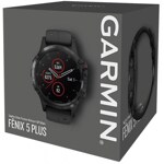 Garmin Fenix 5 Plus Saphir GPS-Multisport Smartwatch HR - 010-01988-01