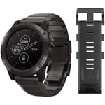 Garmin Fenix 5X Plus Sapphire GPS-Multisport Smartwatch HR - 010-01989-05