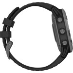 Garmin Fenix 6 Pro Solar Shale Grey with black strap - 010-02410-15